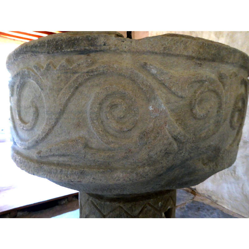 the back side of the basin