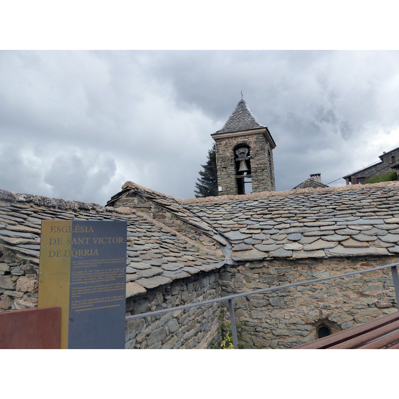 the medieval church was modified in the 17thC
