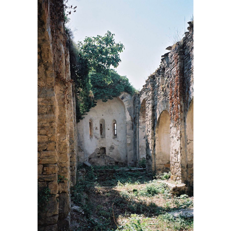 the nave of the parish church at Estamariu before the 2008 restoration