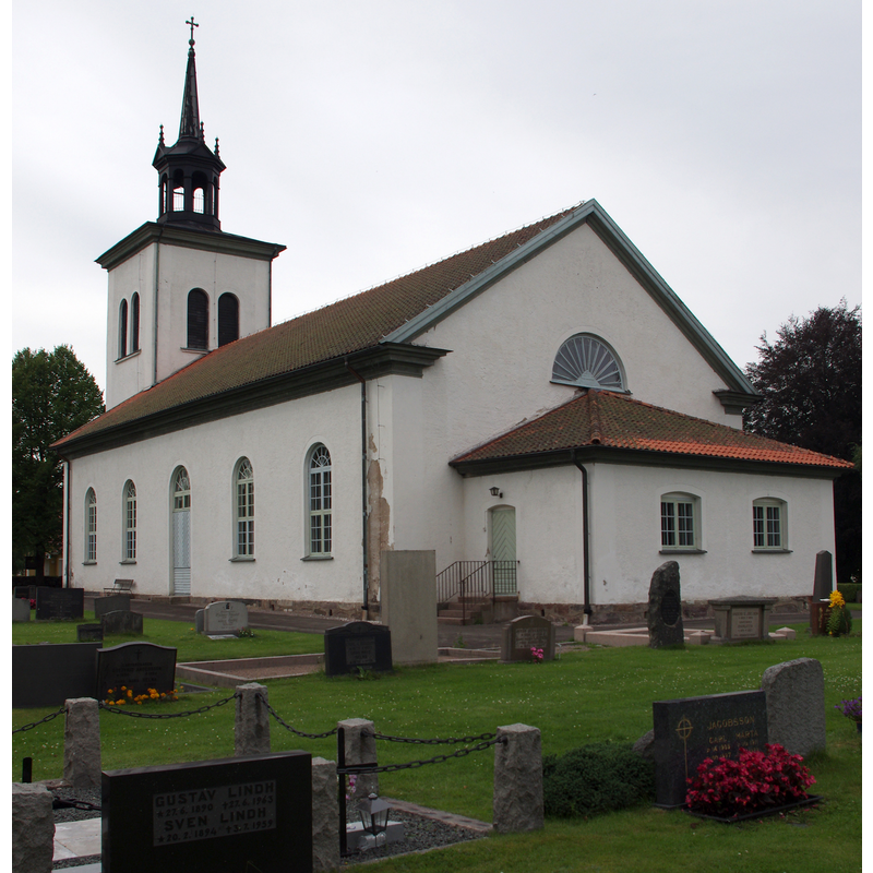 Source caption: "Fröjereds kyrka i Tidaholms kommun (Skara stift)."