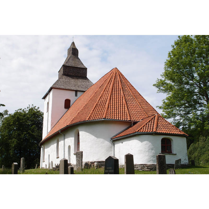 Source caption: "Hyssna Old Church"