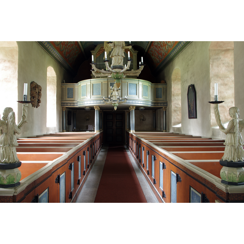 Source caption: "Hömbs kyrka i Tidaholms kommun (Skara stift)."