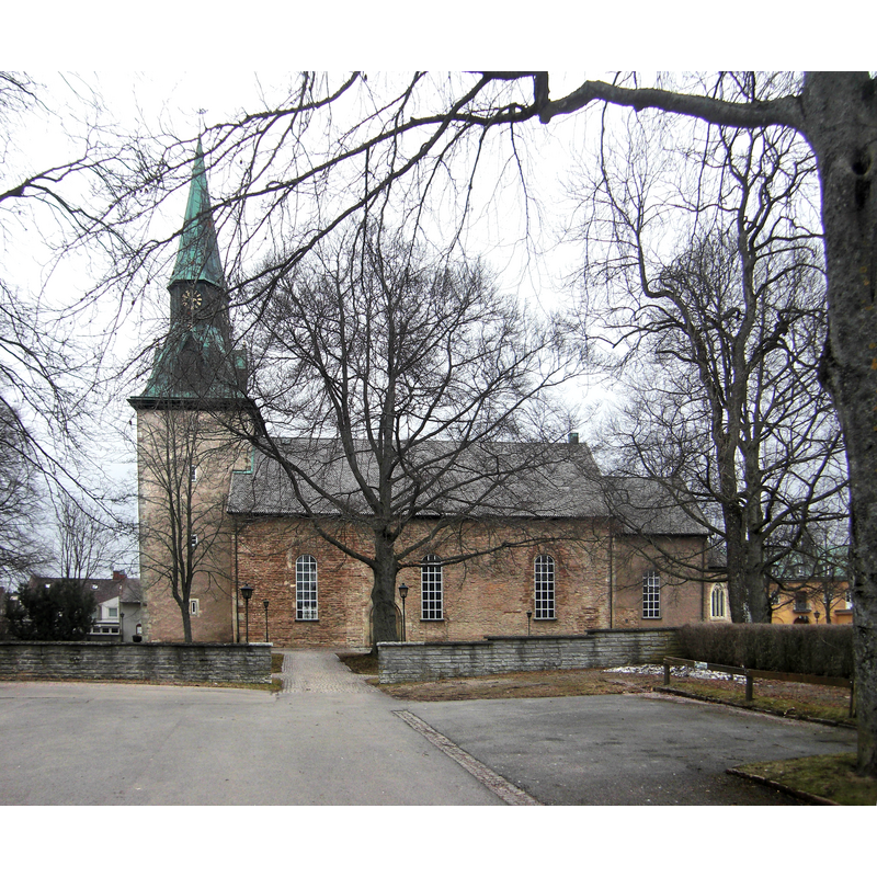 Source caption: "Sankt Olofs kyrka i Falköping, f.d. Skaraborgs län, Skara stift, Västergötland, Västra Götalands län, Sverige."