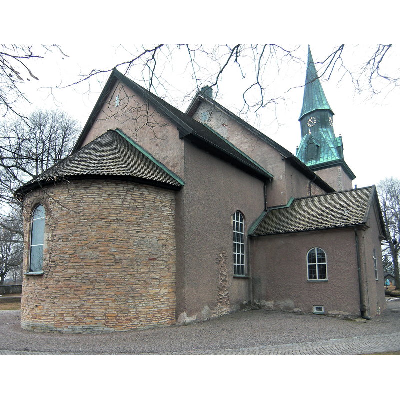 Source caption: "Sankt Olofs kyrka i Falköping, f.d. Skaraborgs län, Skara stift, Västergötland, Västra Götalands län, Sverige."