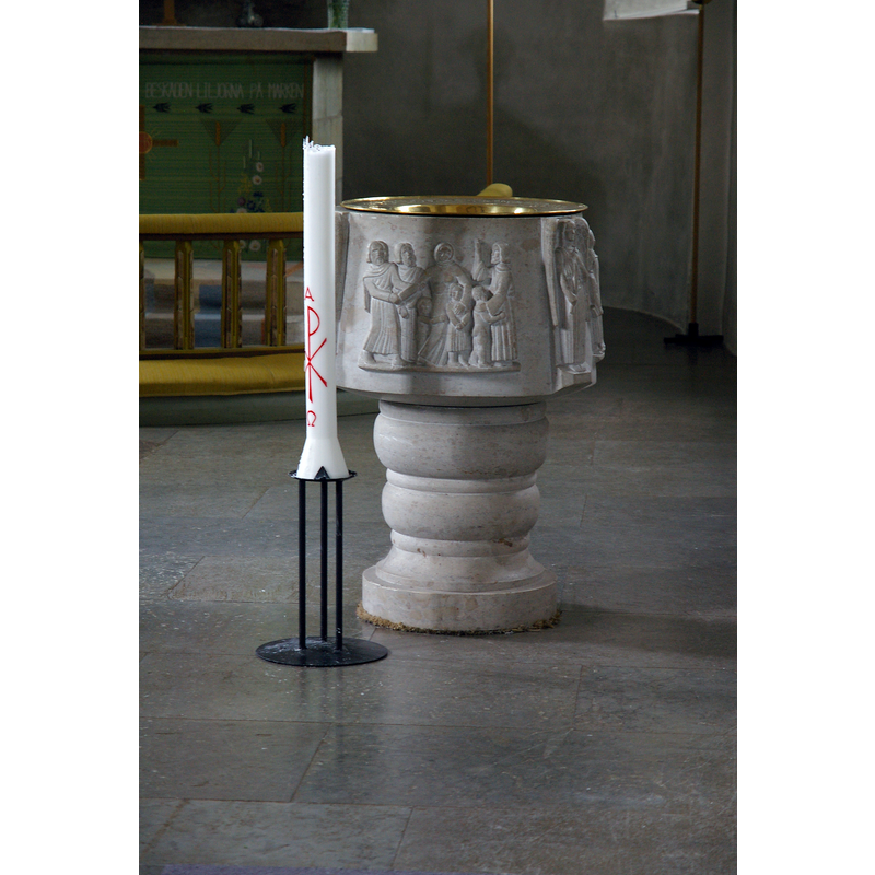 Source caption: "Sankt Olofs kyrka i Falköping (Skara stift)." [NB: the modern font]