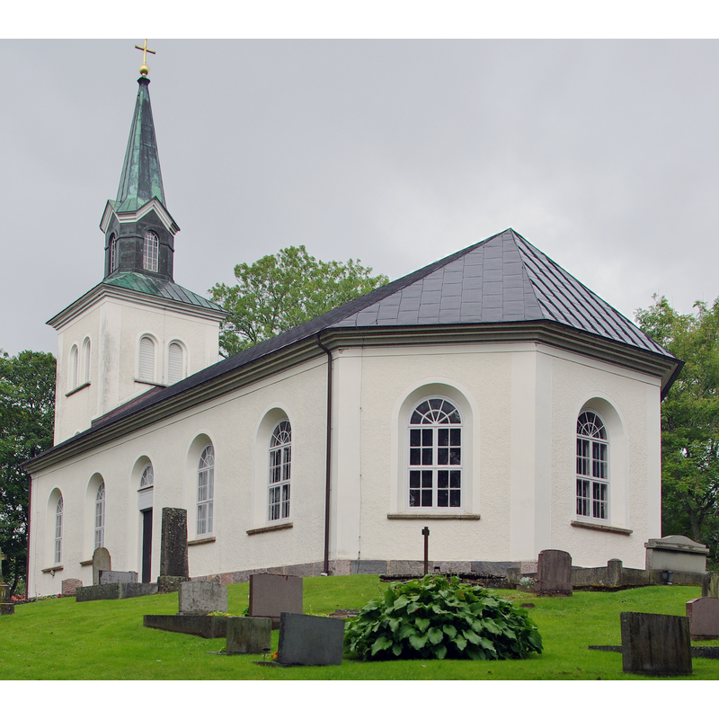 Source caption: "Stenums kyrka i Västergötland och Skara kommun i Västragötalands län i Sverige."