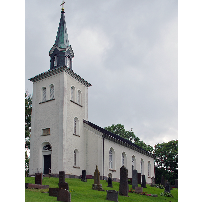 Source caption: "Stenums kyrka i Västergötland och Skara kommun i Västragötalands län i Sverige."