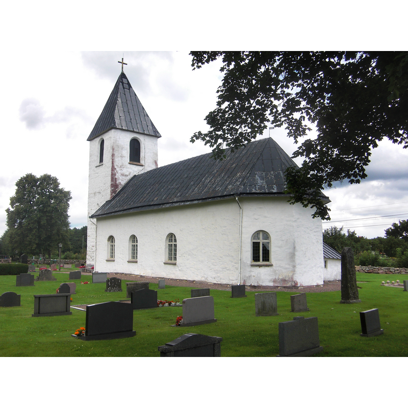 Source caption: "Sörby kyrka i Sörby socken, Vilske härad, Falköpings kommun, f.d. Skaraborgs län, Skara stift, Västergötland, Västra Götalands län, Sverige."