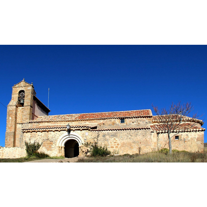 Source caption: "Iglesia de Santo Domingo de Guzmán en Fuentelsanz de Soria:"