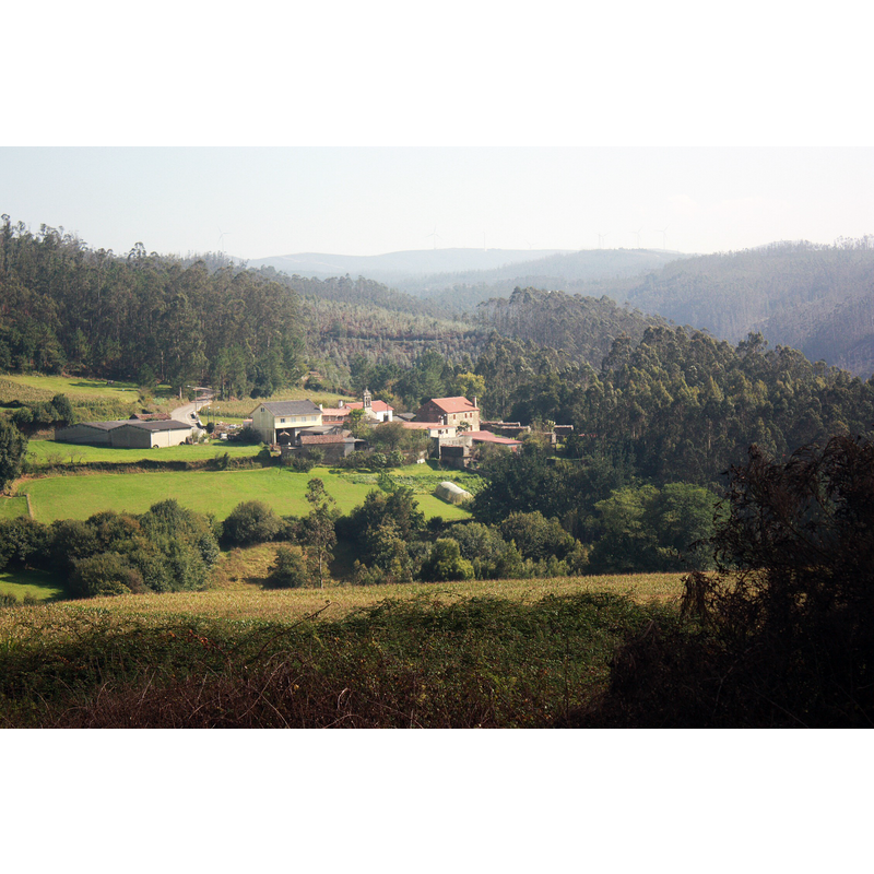 with the church visible in the centre of the image