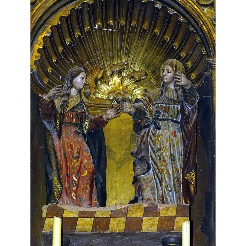 the church is dedicated to the Visitation