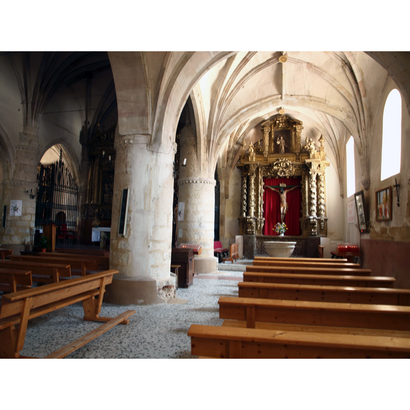 the baptismal font is visible a the far [east] end