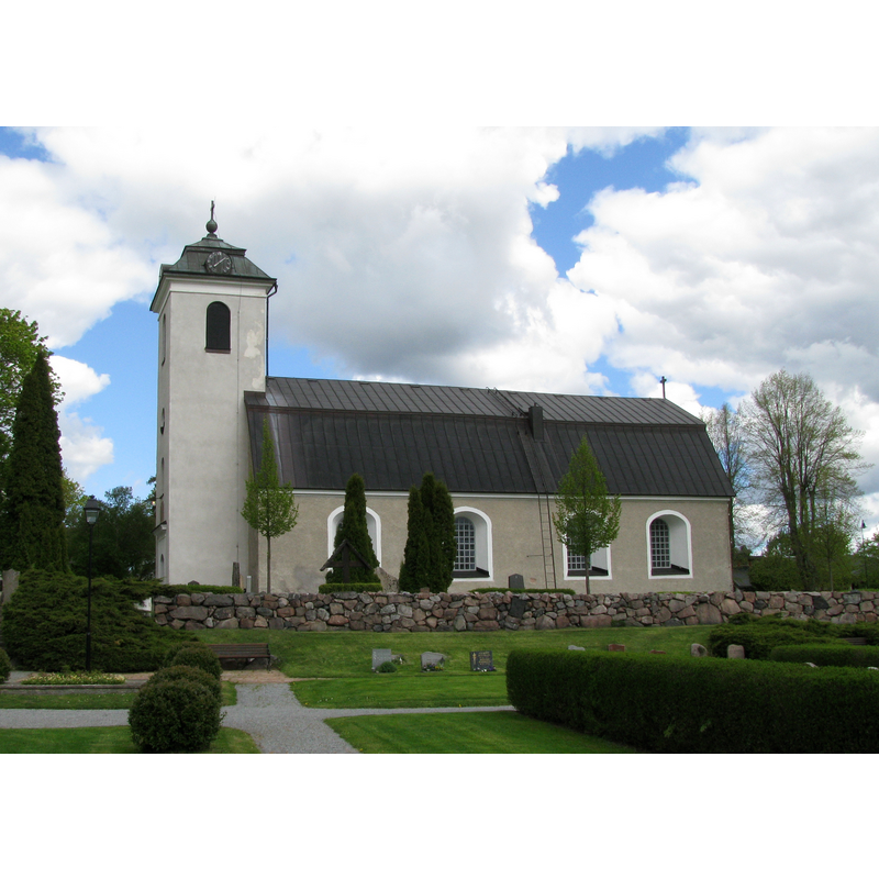 Source caption: "Fresta kyrka i Upplands Väsby. "
