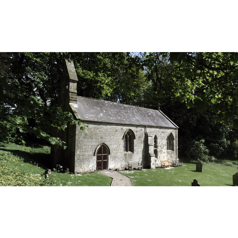 the mid-12thC church re-built in the mid-19thC