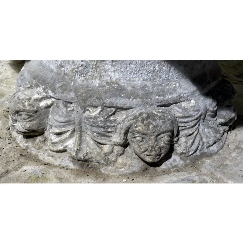 large motifs between the heads