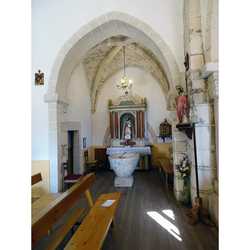 in a north-side chapel