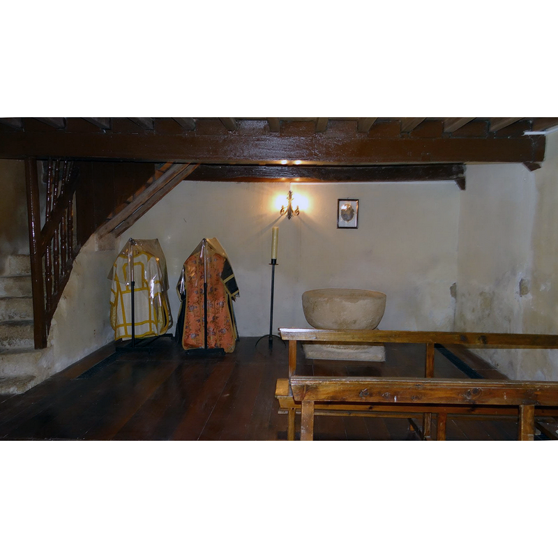 at the west end of the nave