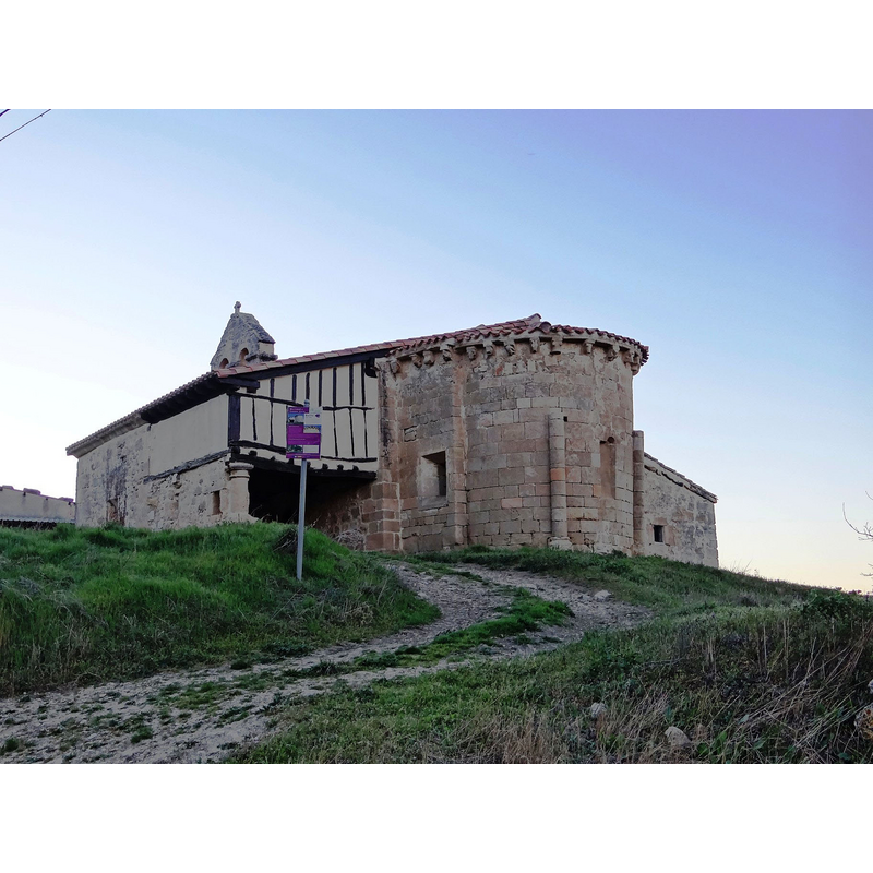 the original apse remains but the rest of the building exterior has been much modified