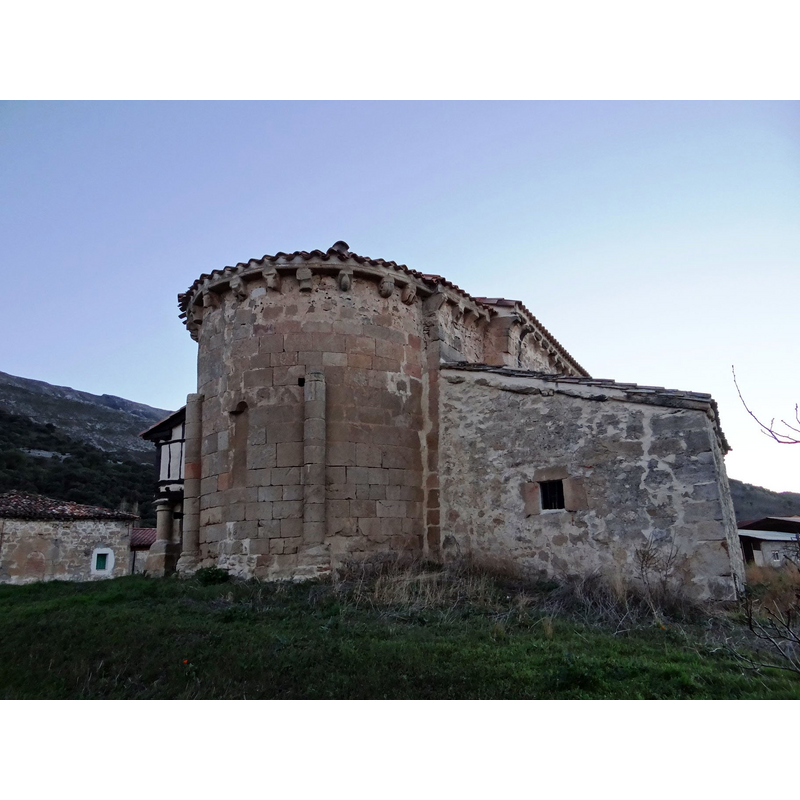 the original apse remains but the rest of the building exterior has been much modified