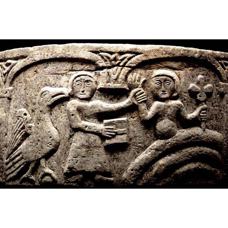the angel in the left arch may also be part of it
