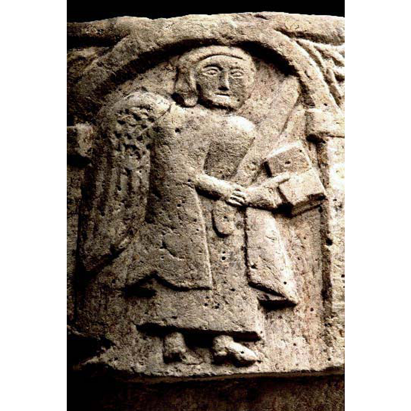 may be part of the Baptism of Christ scene, as it precedes it on the left