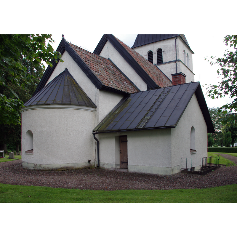 Source caption: "Hångsdala kyrka i Tidaholms kommun (Skara stift)."