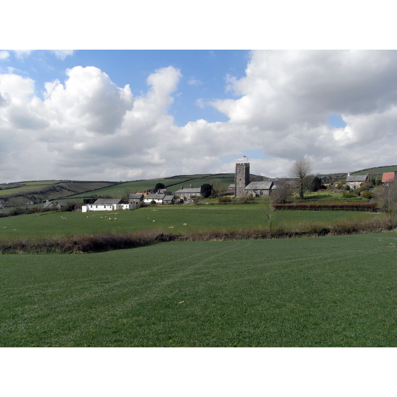 Source caption: "Molland, Devon, viewed from south-east"