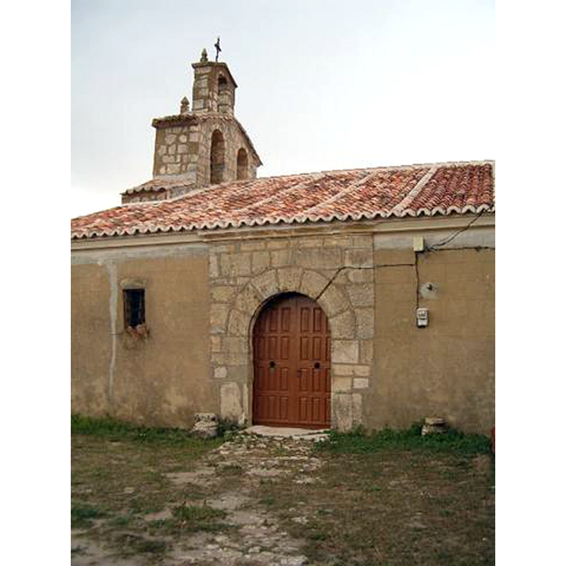 showing the porch, not the actual portal