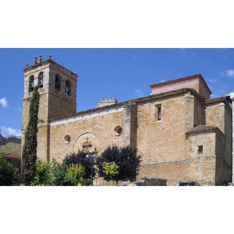 Source caption: "Iglesia de San Martín de Tours, en Coruña del Conde (Burgos, España)."