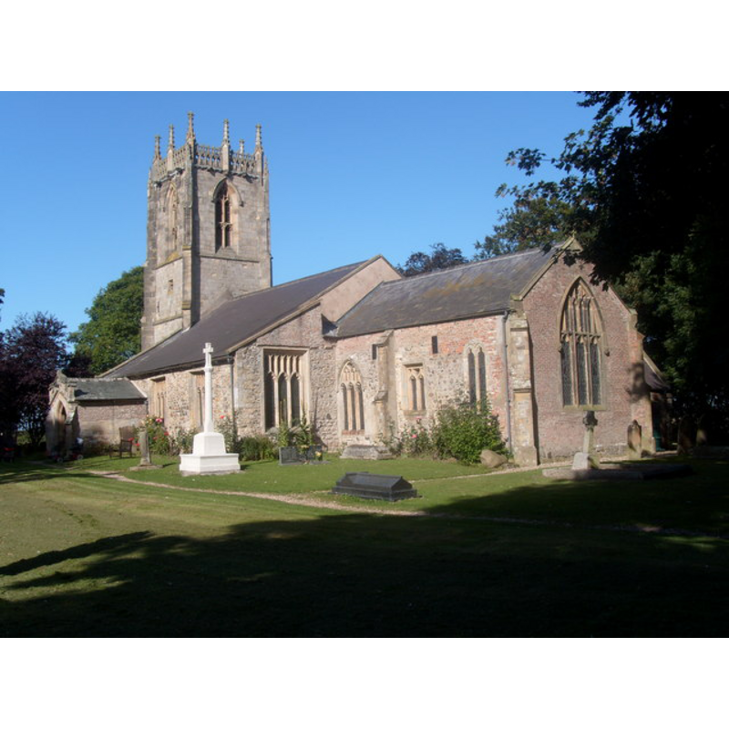 Source caption: "St Leonard's church Beeford "