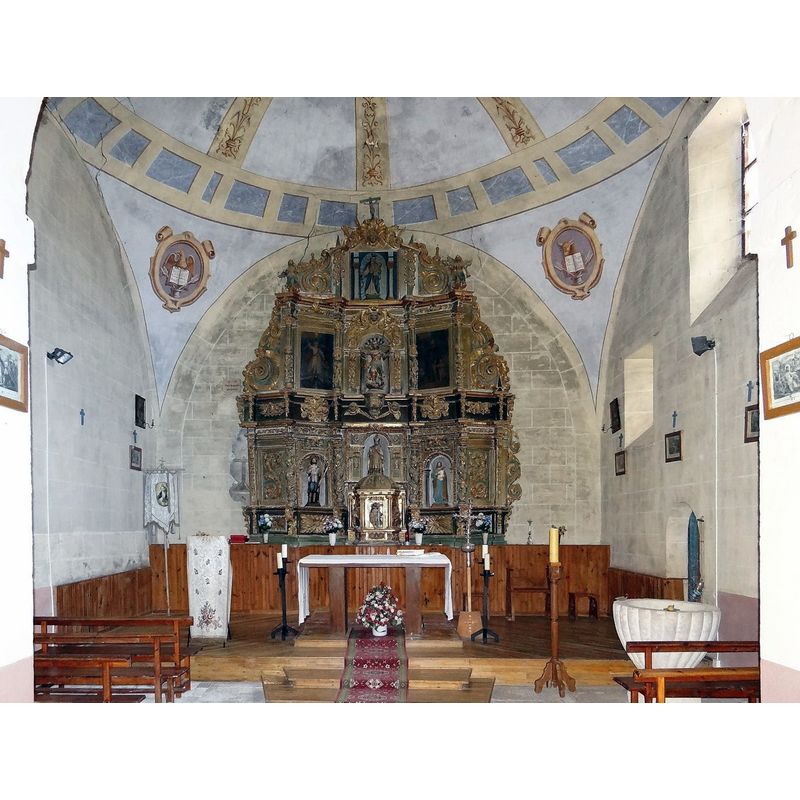 in the chancel, right [south] side