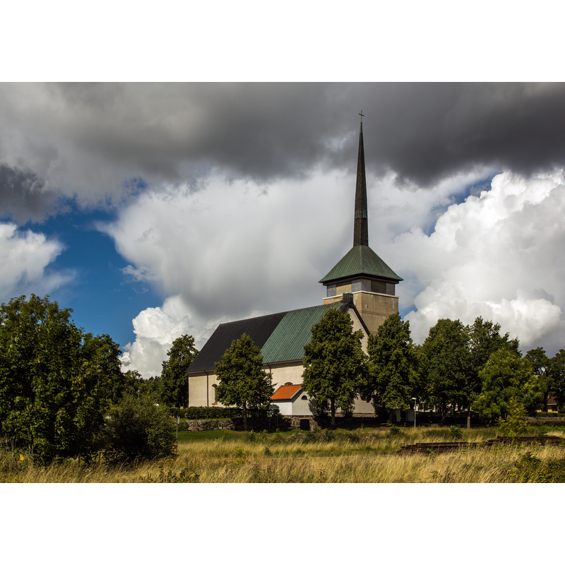 Source caption; "Vist kyrka, Sturefors, Östergötlands län"