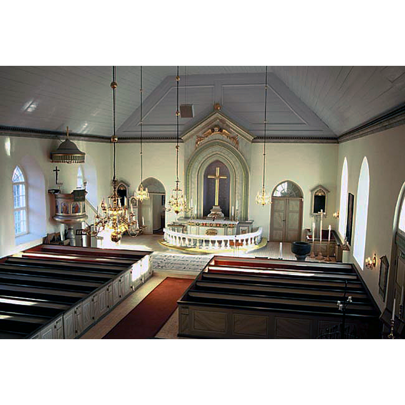 showing the medieval font in the southeast corner now