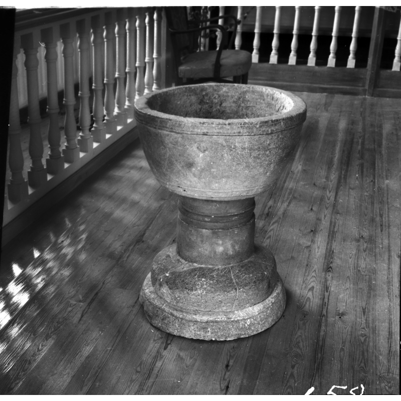 Source caption: "Dopfunt Nössemarks kyrka"