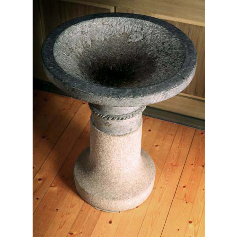 the original lower base had a drain hole in it