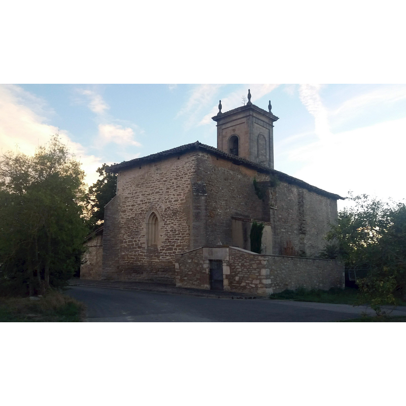 Source caption: "Parte trasera iglesia y camposanto Ascarza (Alava)"
