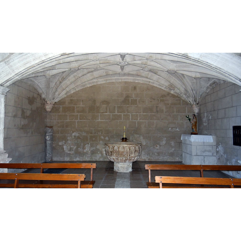 beneath the west gallery