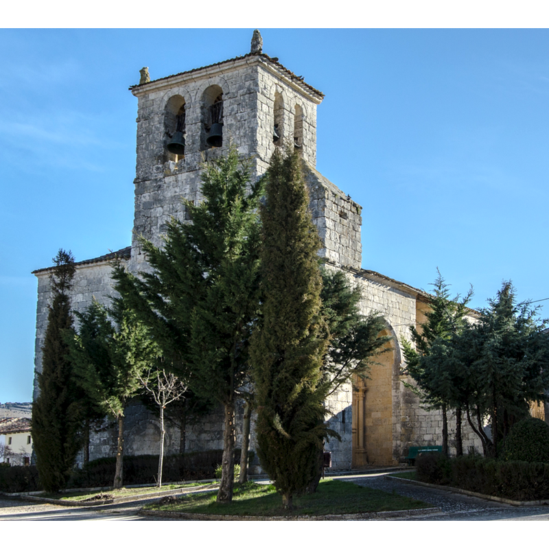 Source caption; "Palazuelos de Villadiego. Iglesia de Santa Eulalia."