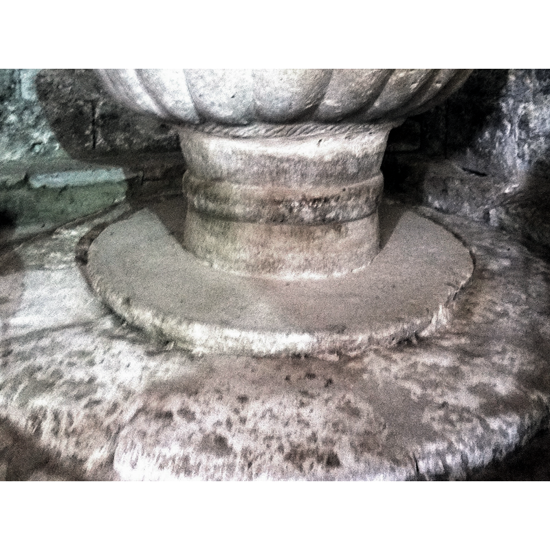 although its surface is eroded now the rope pattern is still discernible on it