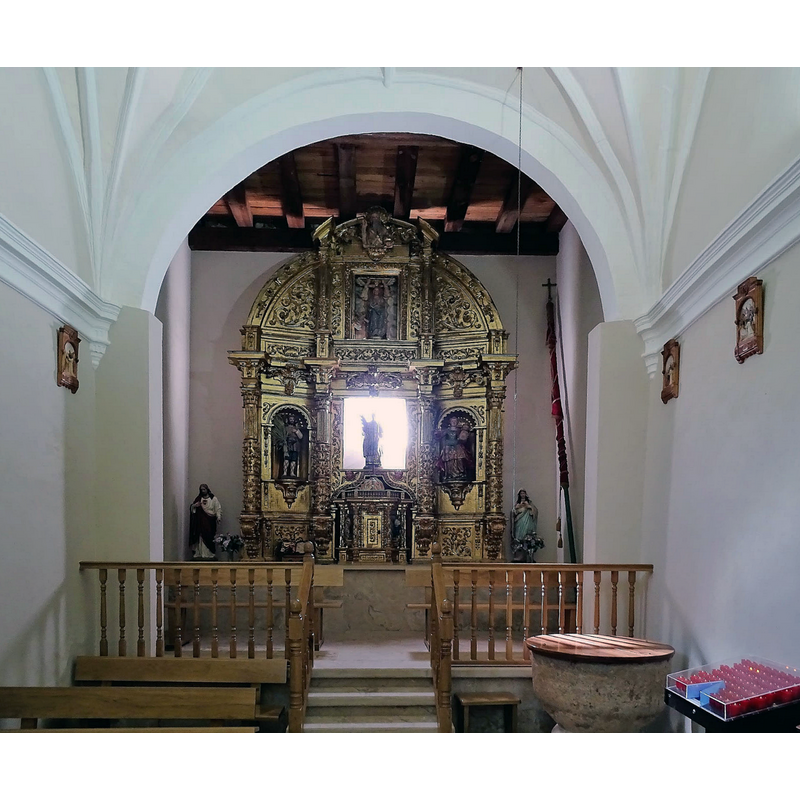 partially showing the font and cover in the foreground, right side