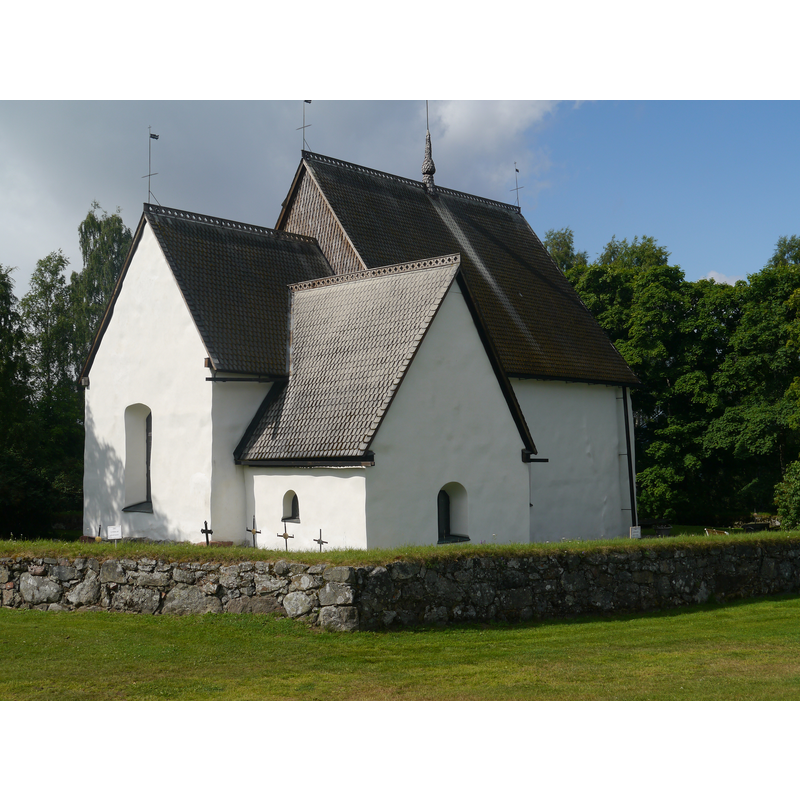 Source caption: "Old Church, Alnö, Alnön Island, Västernorrland Province, Eastern Sweden"