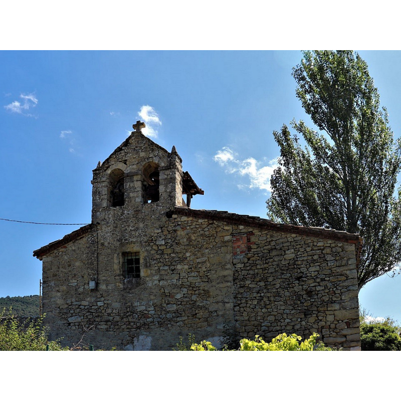 Source caption: "Iglesia de San Martín Obispo. Quintanilla Montecabeza, Valle de Tobalina, Merindades de Burgos"