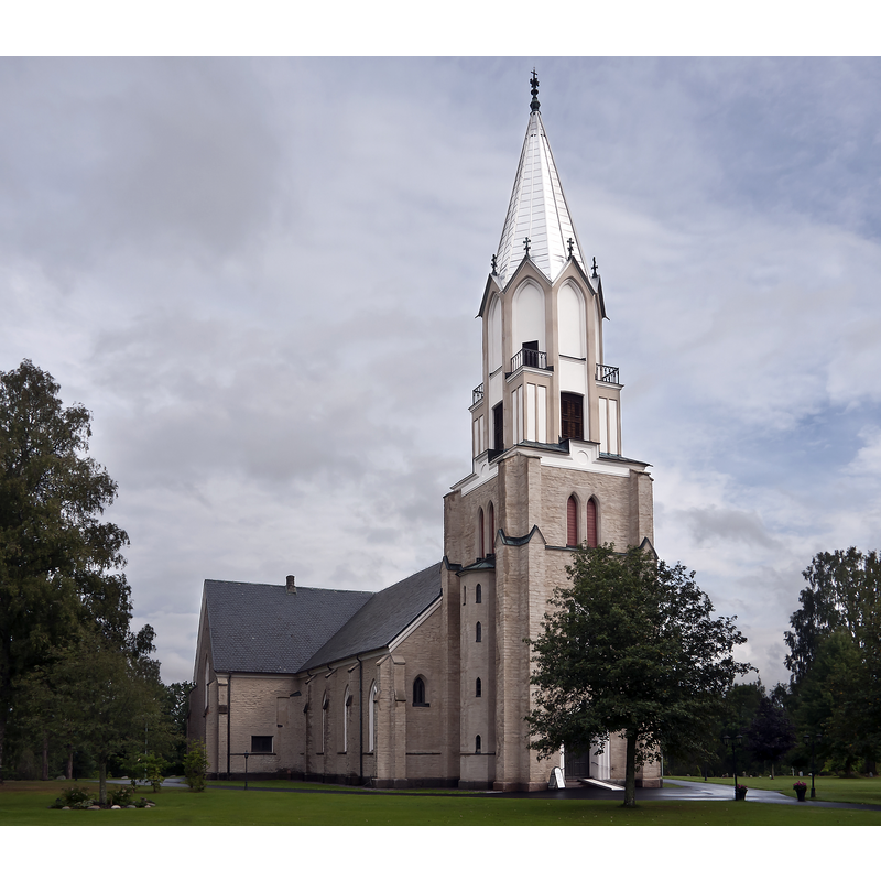 Source caption: "Hidinge nya kyrka i Lekebergs kommun i Närke."