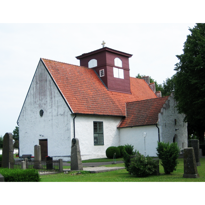 Source caption: " Rinkaby kyrka, Skåne, Sweden."