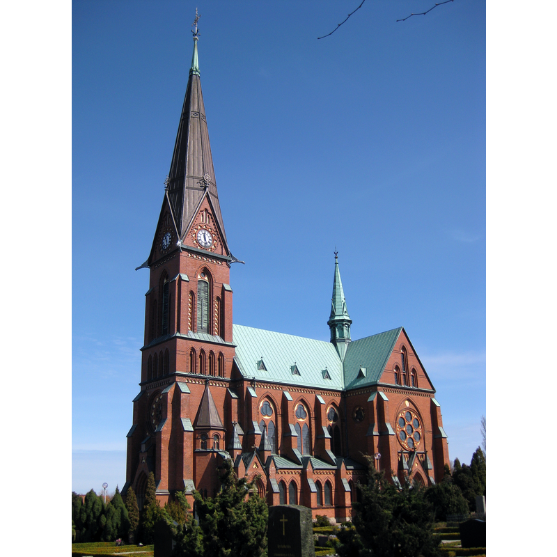 Source caption: "Asmundtorps kyrka i Skåne"
