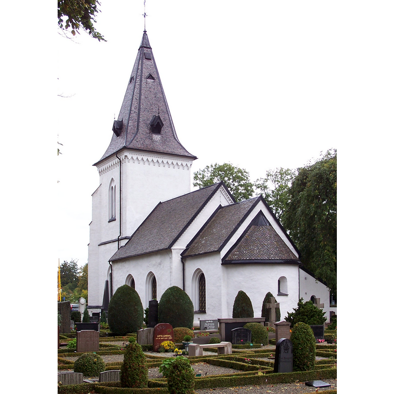 Source caption: "Brågarps kyrka, Sverige"
