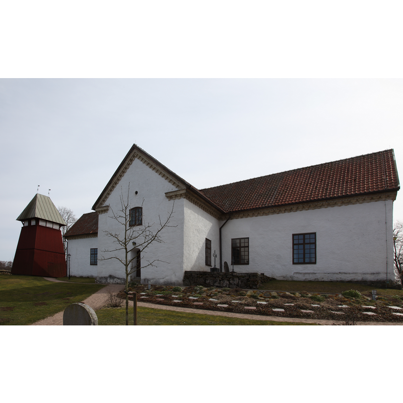 Source caption: "Brönnestad church, Skåne, Sweden"