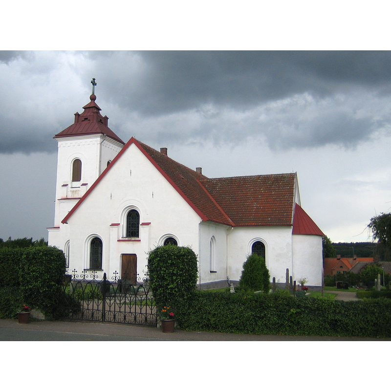 Source caption: "Brösarps kyrka"
