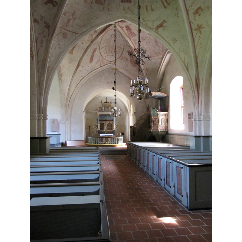 Source caption: "Kyrkorum i Fjälkinge kyrka"