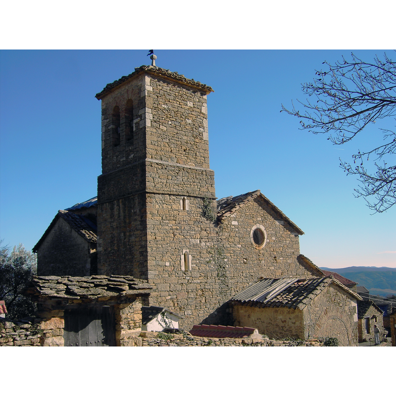 Source caption: "Saint Nunilo and Alodia's church in an:Betorz, Huesca, Spain."